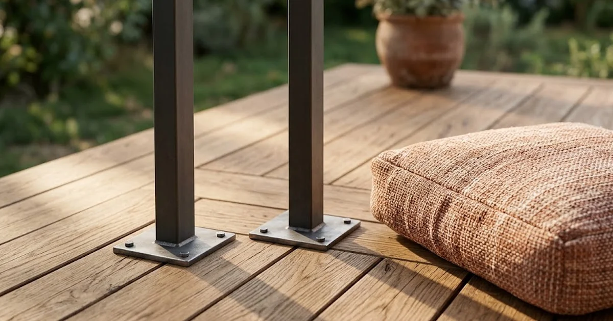 Pergola d'angle : structurer un petit extérieur