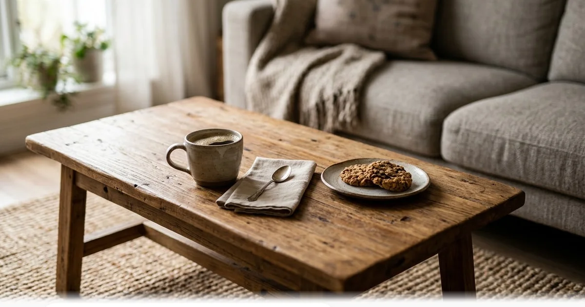 Choosing a Coffee Table: Dimensions, Height, Materials