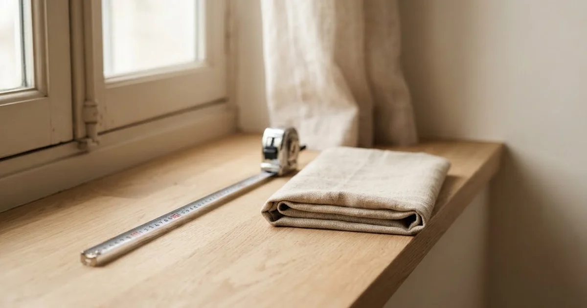 Mesurer sa fenêtre pour un store : tissu ou largeur totale ?