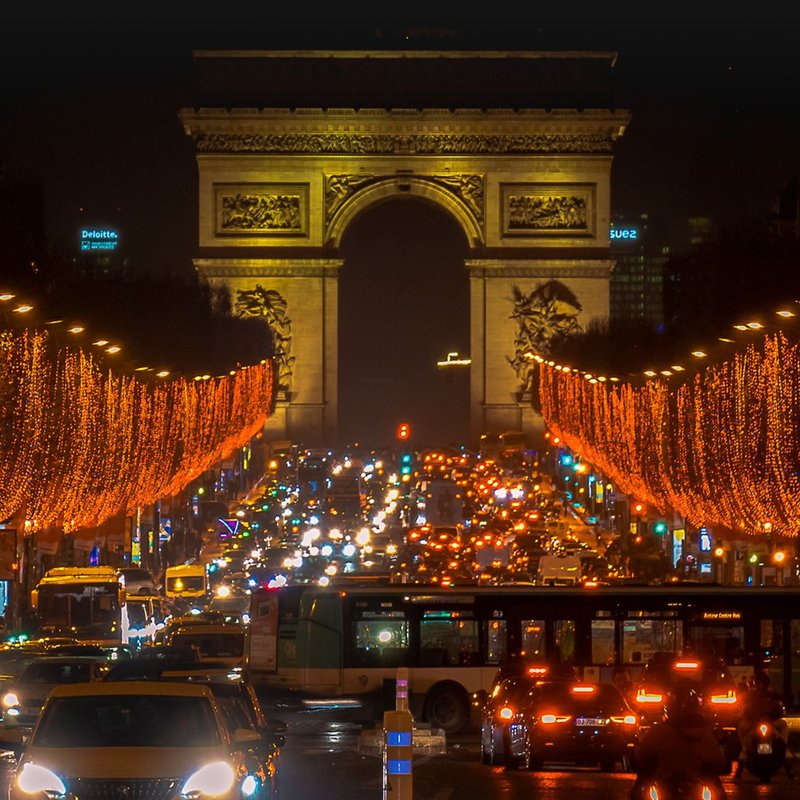 Éclairage de Noël
