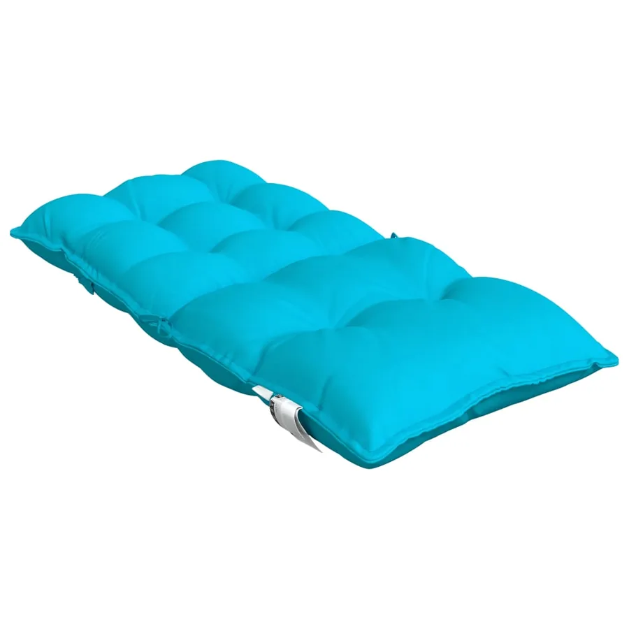 Coussins de chaise à dossier bas lot de 2 turquoise - 6
