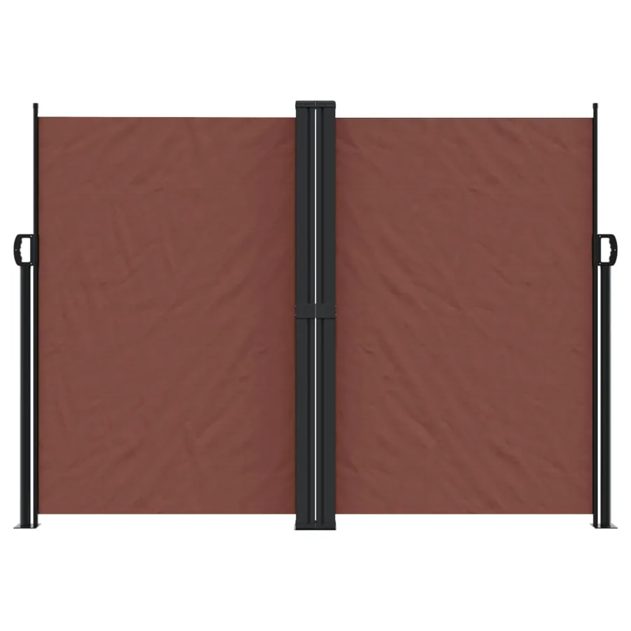 Auvent latéral rétractable Marron 180x1200 cm - 3