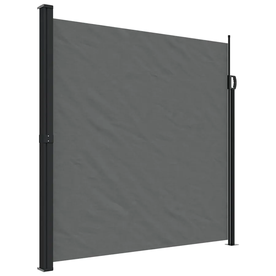 Auvent latéral rétractable anthracite 200x600 cm - 2