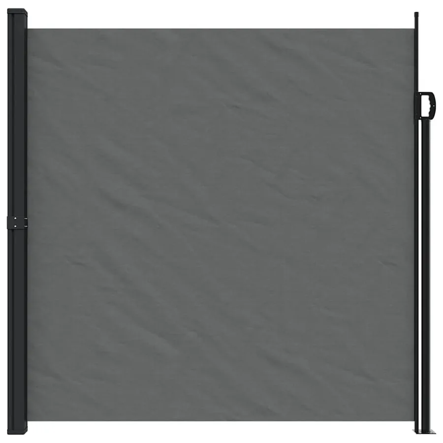 Auvent latéral rétractable anthracite 200x600 cm - 4