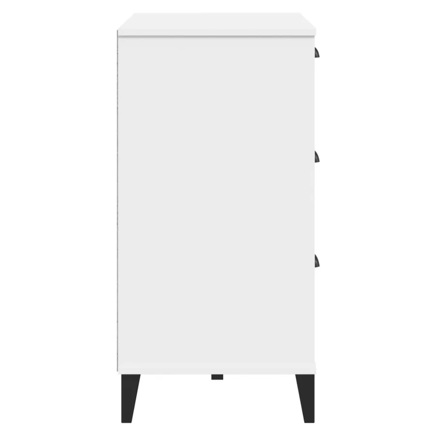 Commode VIKEN blanc bois d'ingénierie - 7