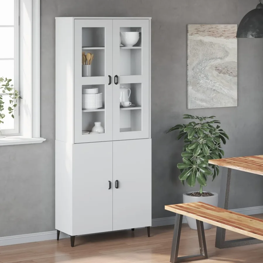 Dessus pour buffet VIKEN blanc bois d'ingénierie - 3