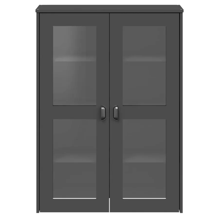 Dessus pour buffet VIKEN gris anthracite bois d'ingénierie - 6