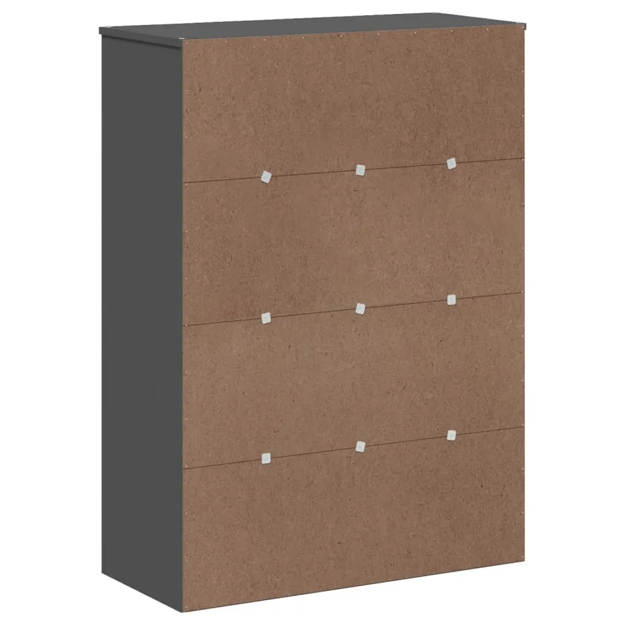 Dessus pour buffet VIKEN gris anthracite bois d'ingénierie - 8
