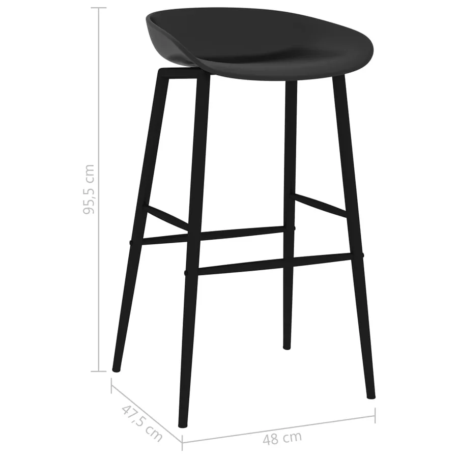 Ensemble de bar 7 pcs Blanc et noir - 13