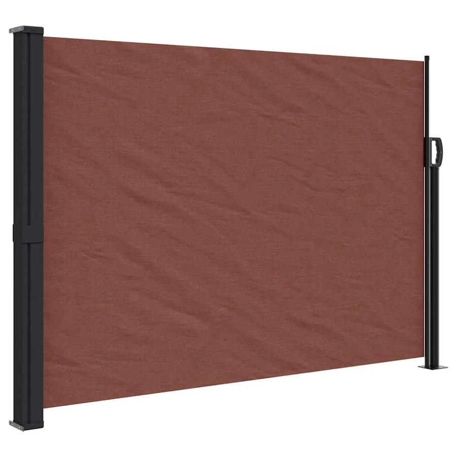 Auvent latéral rétractable marron 140x600 cm - 2