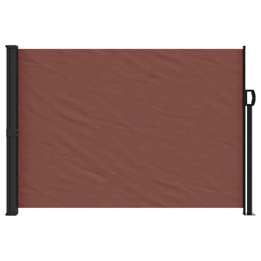 Auvent latéral rétractable marron 140x600 cm - 3
