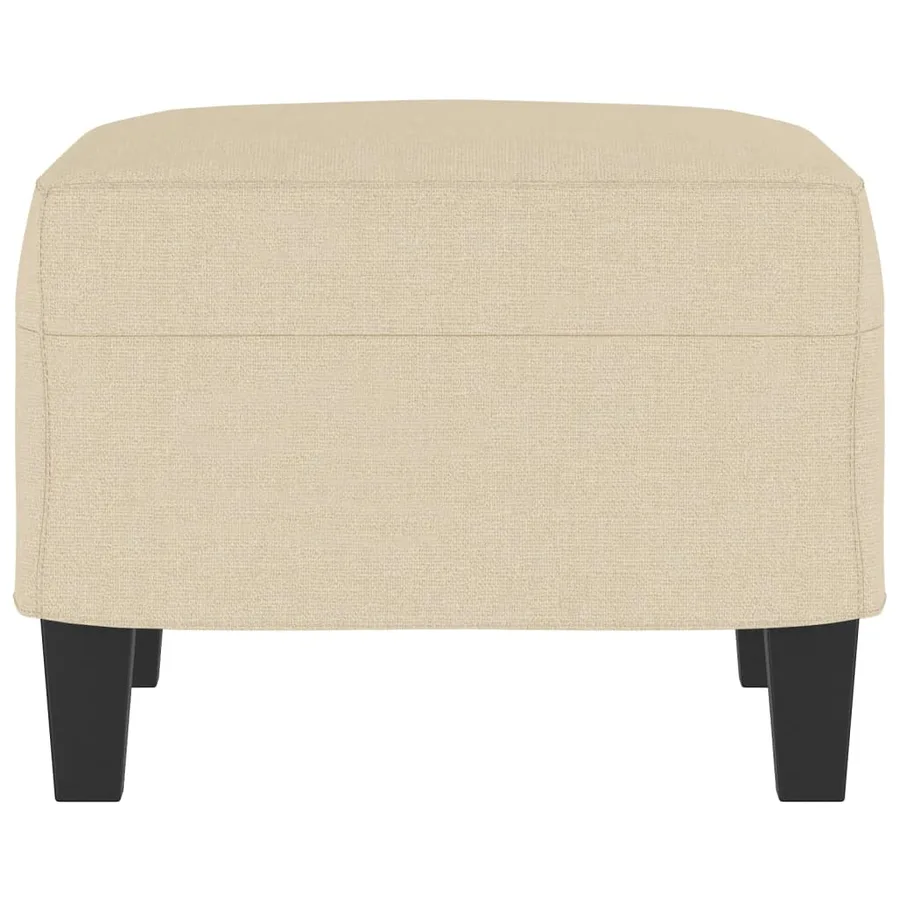 Repose-pied Crème 60x50x41 cm Tissu - 4