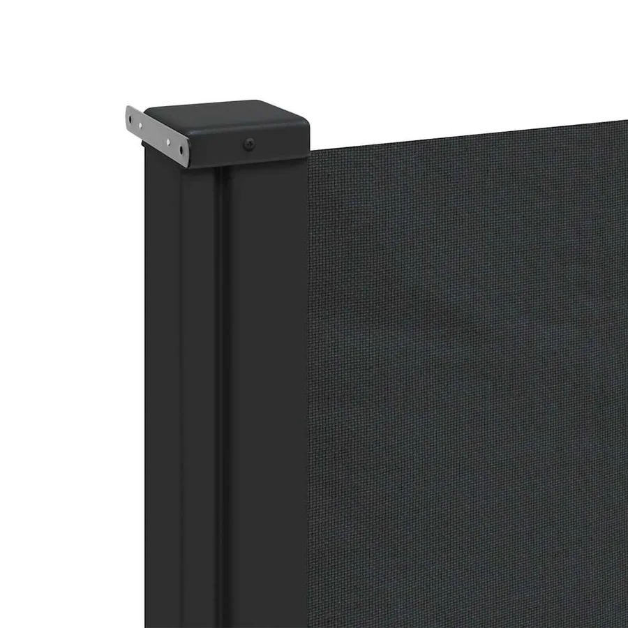 Auvent latéral rétractable noir 200x600 cm - 7