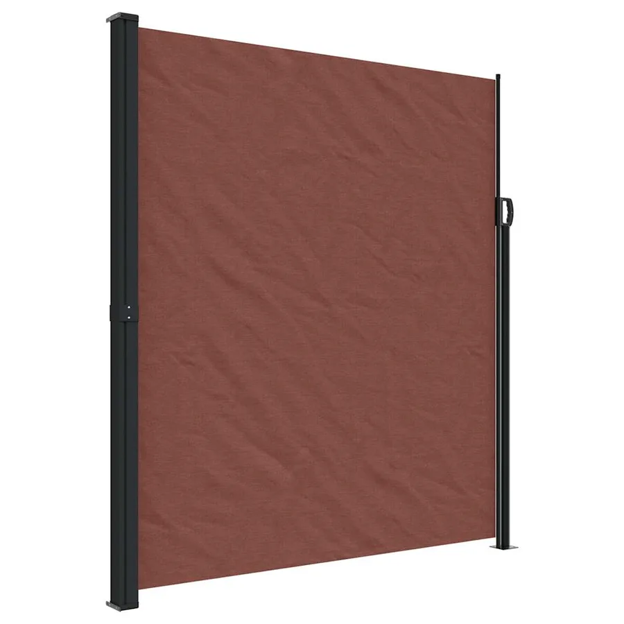 Auvent latéral rétractable marron 220x500 cm - 2