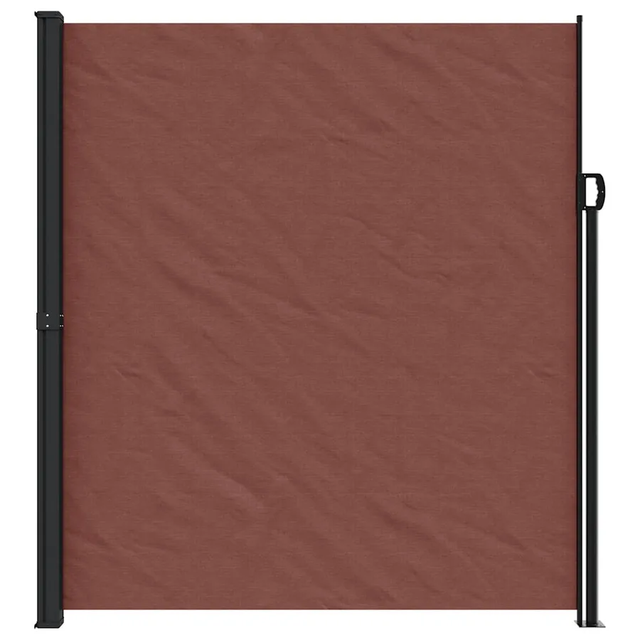 Auvent latéral rétractable marron 220x500 cm - 3