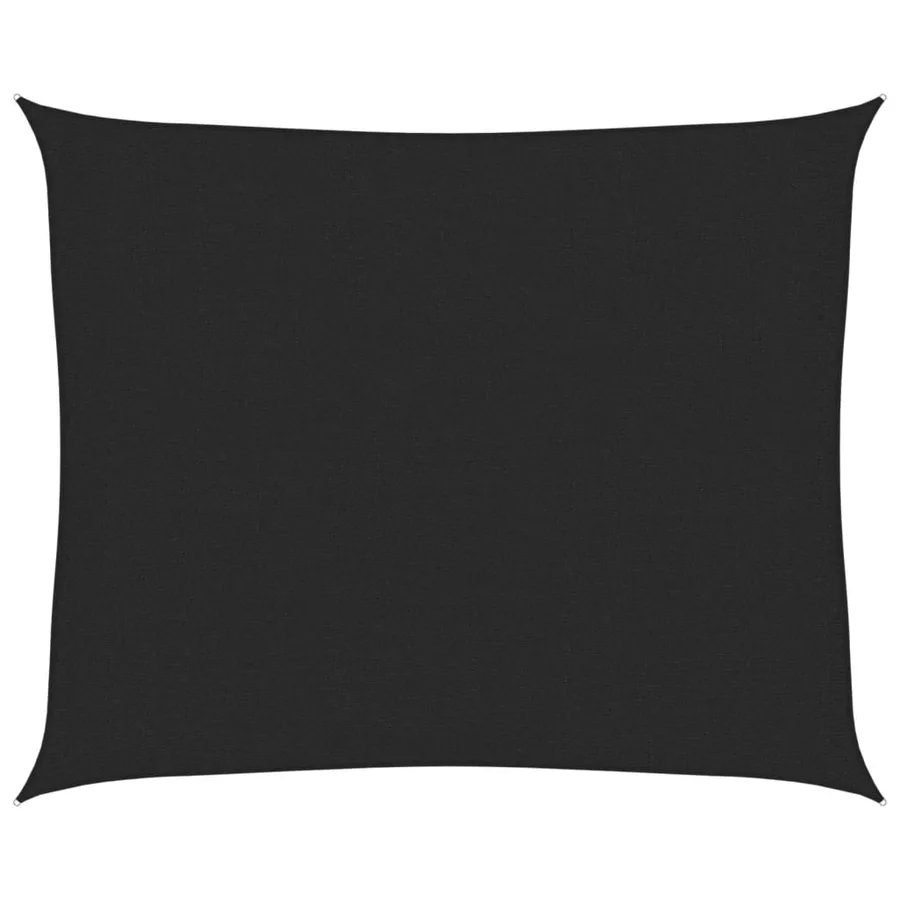 Voile d'ombrage 160 g/m² Noir 2,5x3 m PEHD - 2