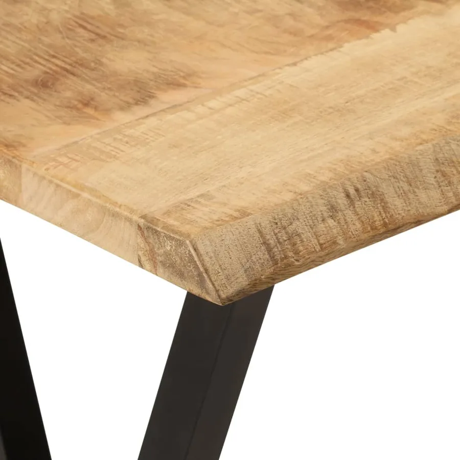 Table console à live edge 105x33x76 cm bois de manguier massif - 6