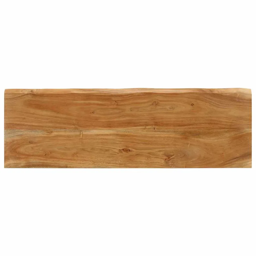 Banc avec bord vivant 105 cm bois d'acacia massif - 5