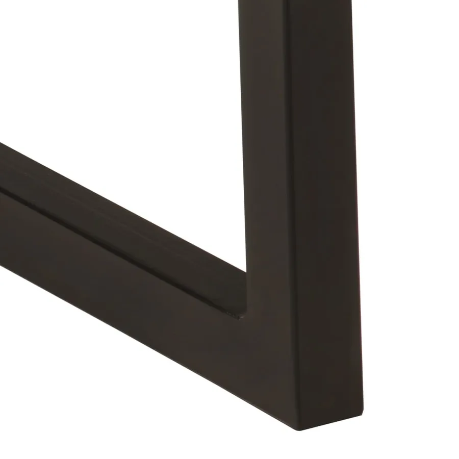 Banc avec bord vivant 105 cm bois de manguier massif - 7