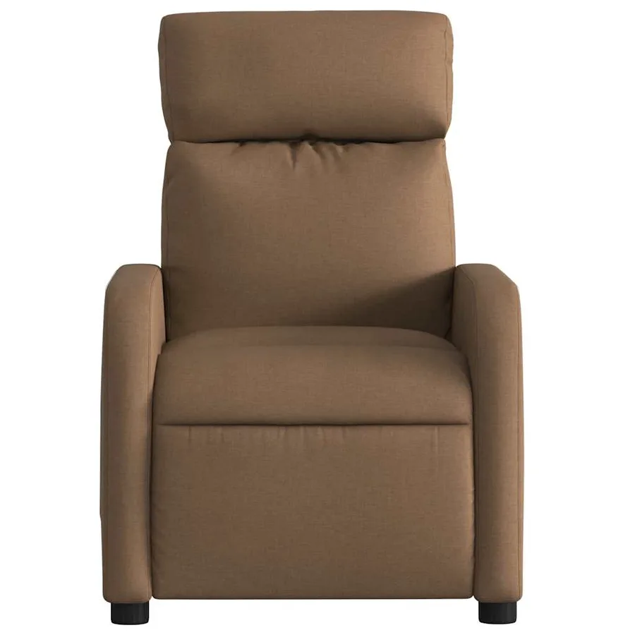 Fauteuil inclinable Marron Tissu - 6