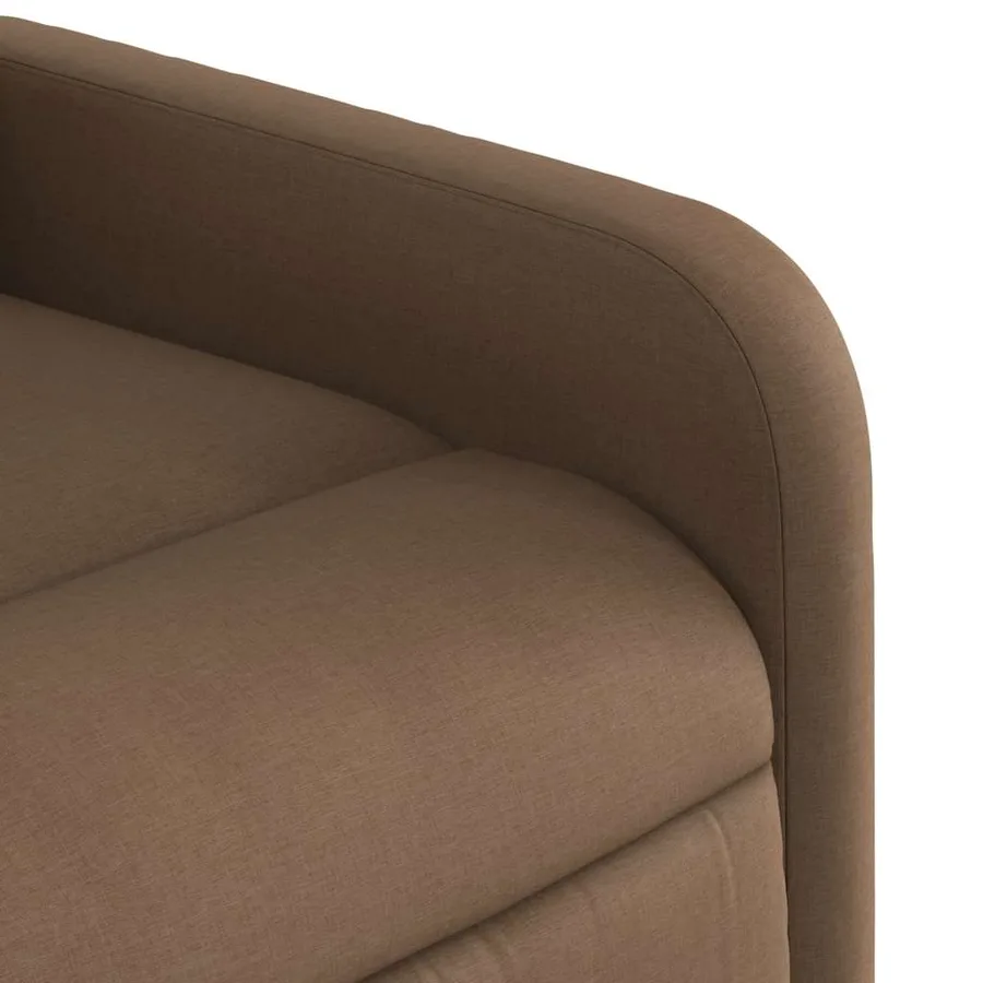 Fauteuil inclinable Marron Tissu - 8