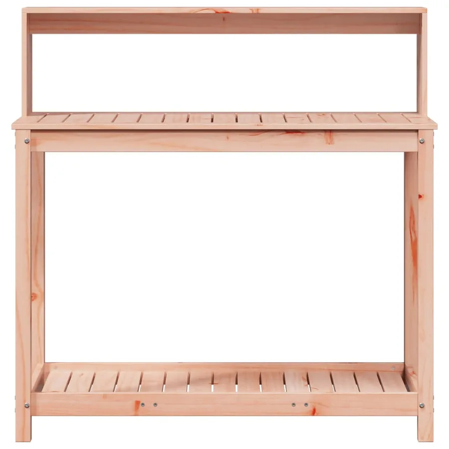 Table de rempotage avec étagères bois massif de douglas - 5