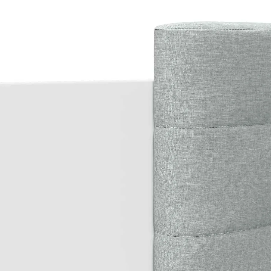 Cadre de lit avec LED sans matelas blanc 200x200 cm - 9
