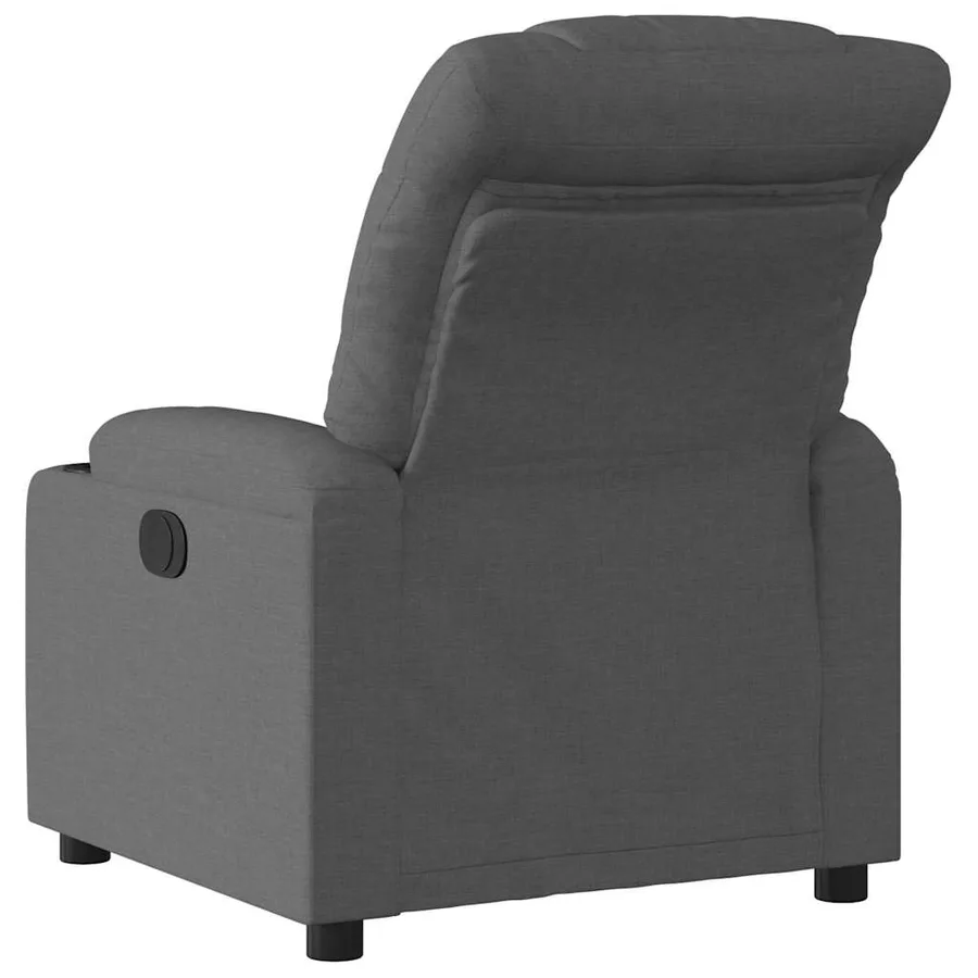 Fauteuil inclinable Gris foncé Tissu - 3