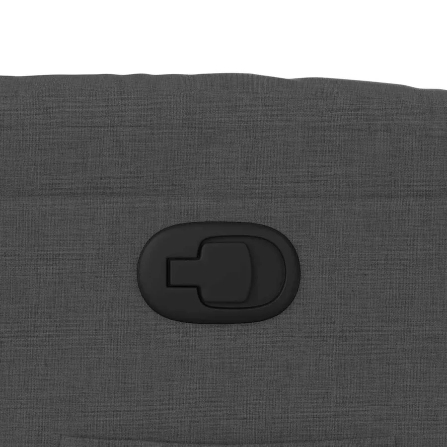 Fauteuil inclinable Gris foncé Tissu - 9