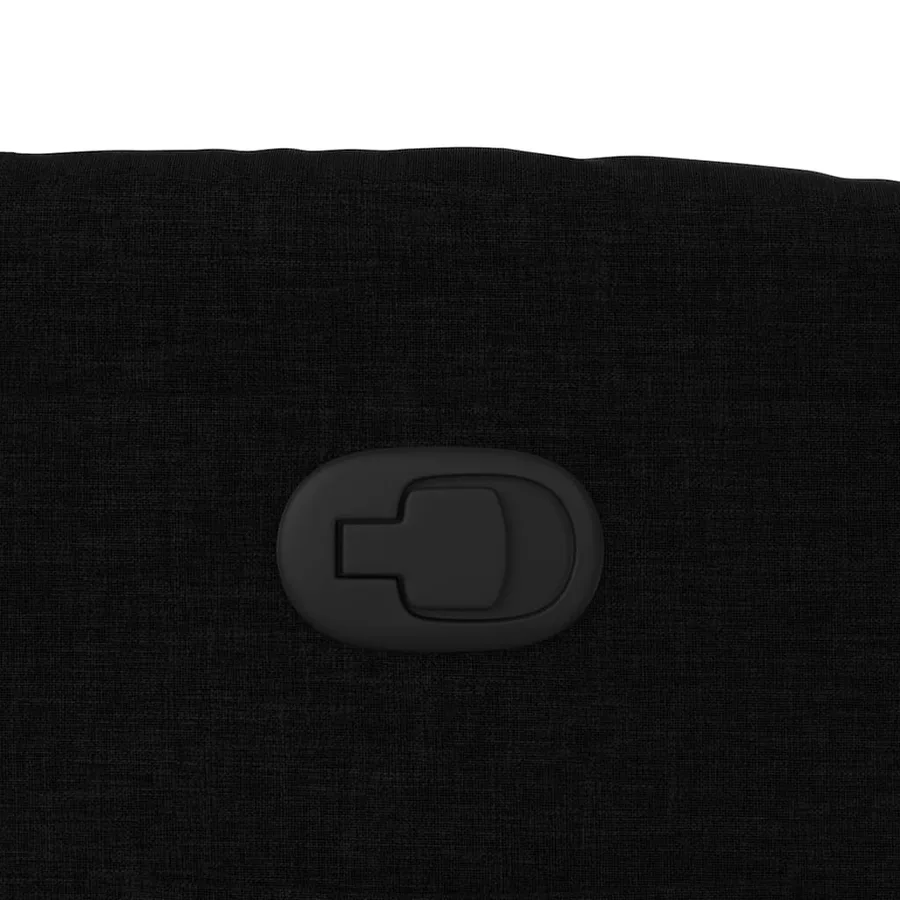 Fauteuil inclinable noir tissu - 12