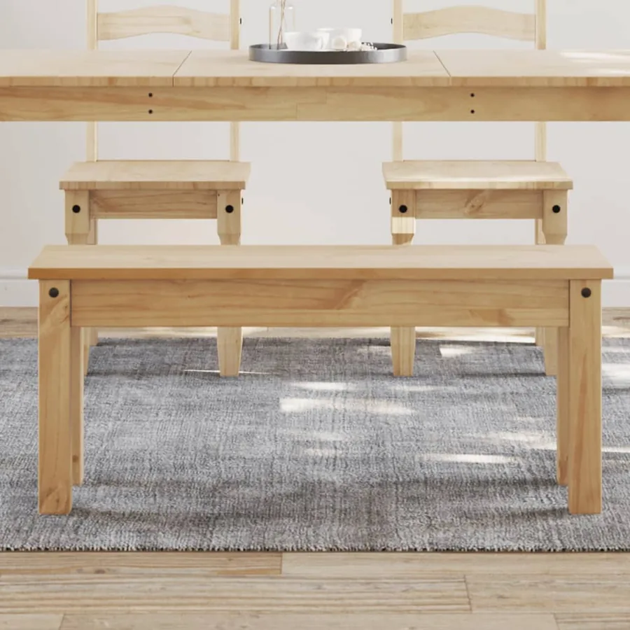 Banc à manger PANAMA 105x30x45 cm bois massif de pin