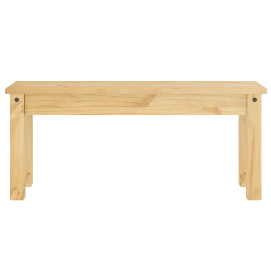Banc à manger PANAMA 105x30x45 cm bois massif de pin - 4
