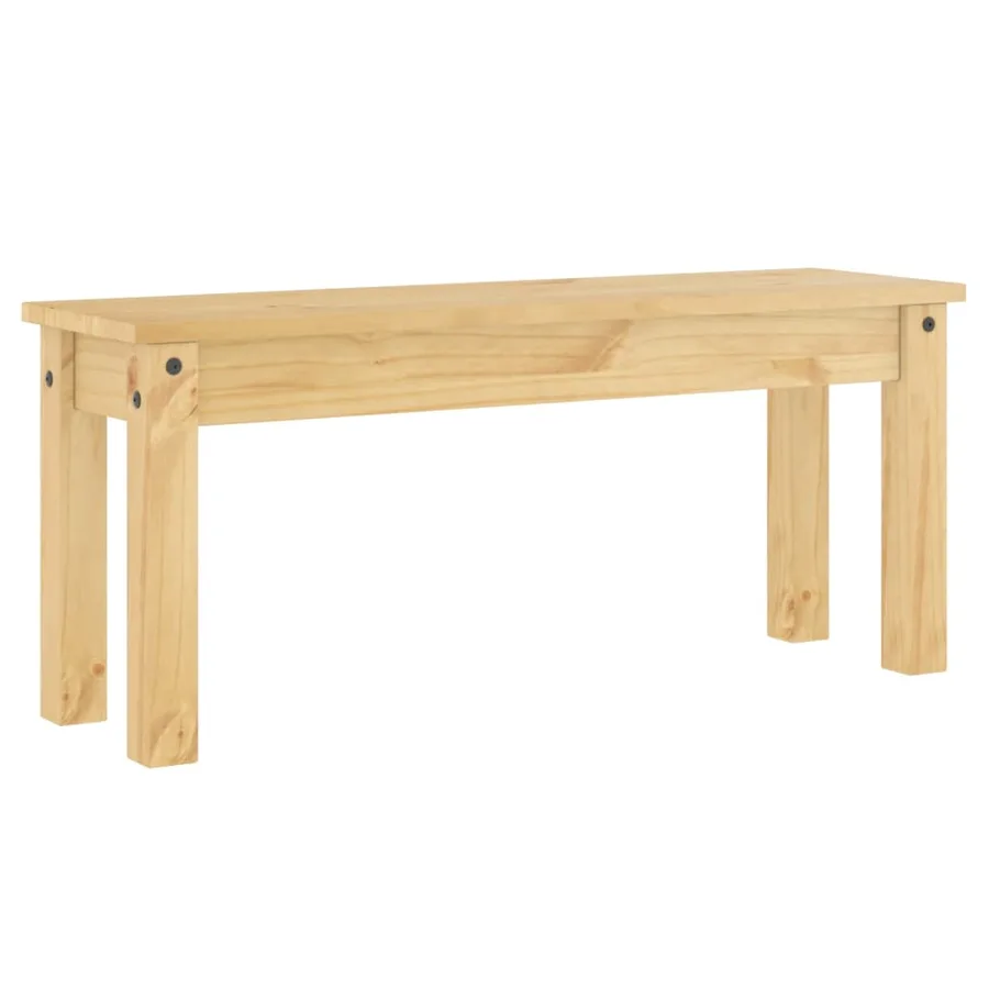 Banc à manger PANAMA 105x30x45 cm bois massif de pin - 6