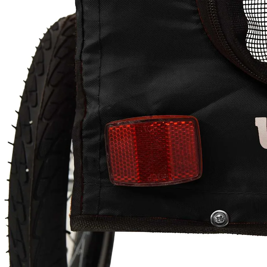 Remorque de vélo pour animaux de compagnie noir - 11