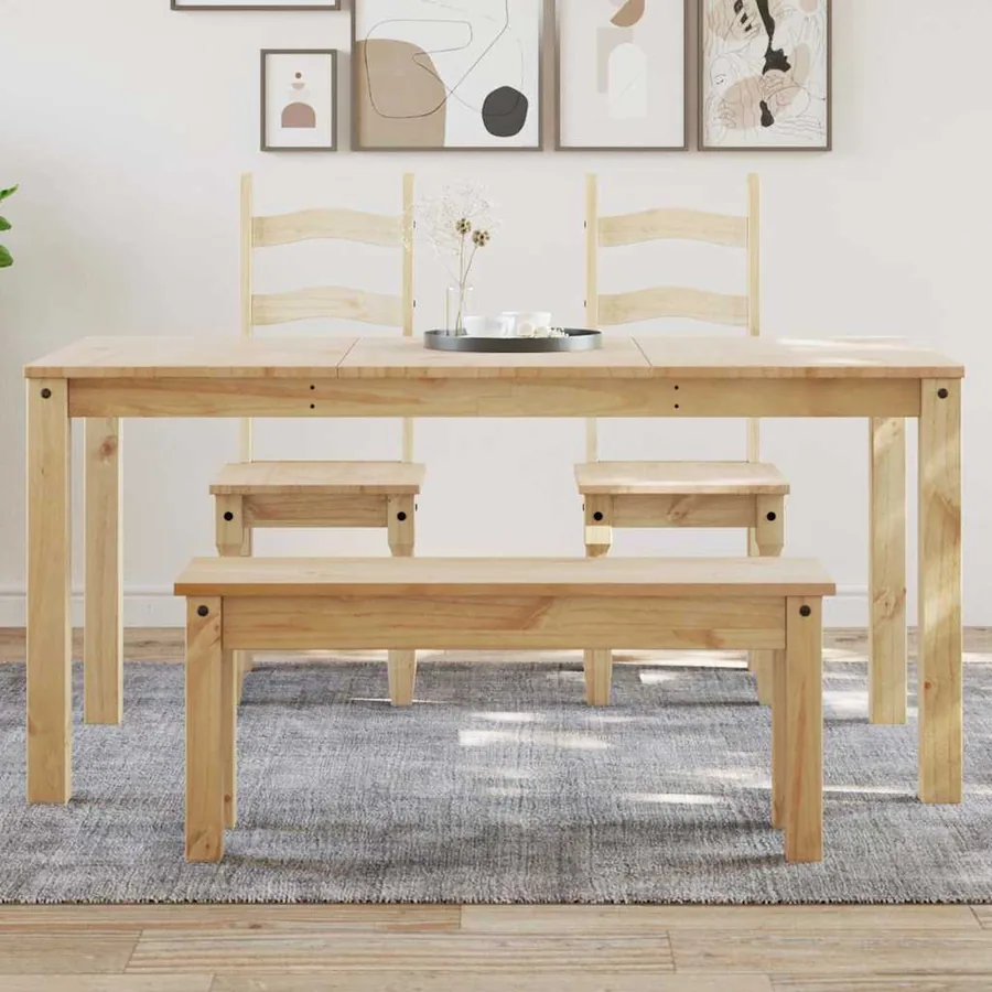 Table à manger PANAMA 160x80x75 cm bois massif de pin
