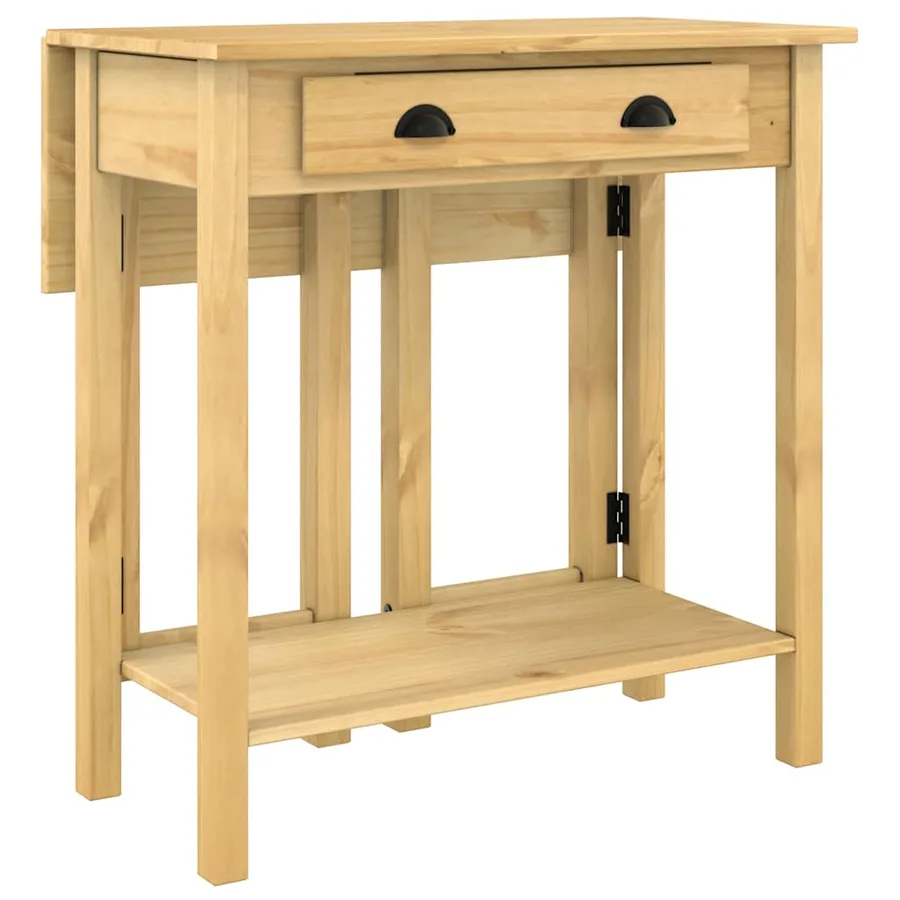 Ensemble de bar 3 pcs bois de pin massif - 8