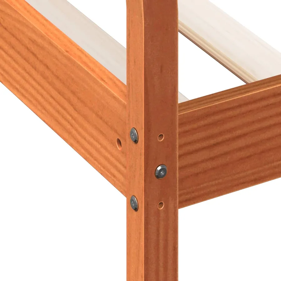 Lit de jour sans matelas cire marron 90x190 cm bois pin massif - 7