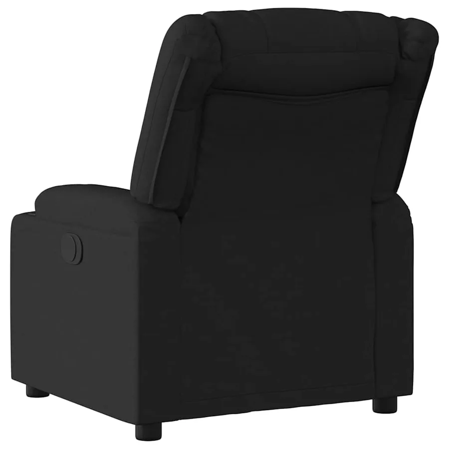 Fauteuil inclinable Noir Tissu - 3