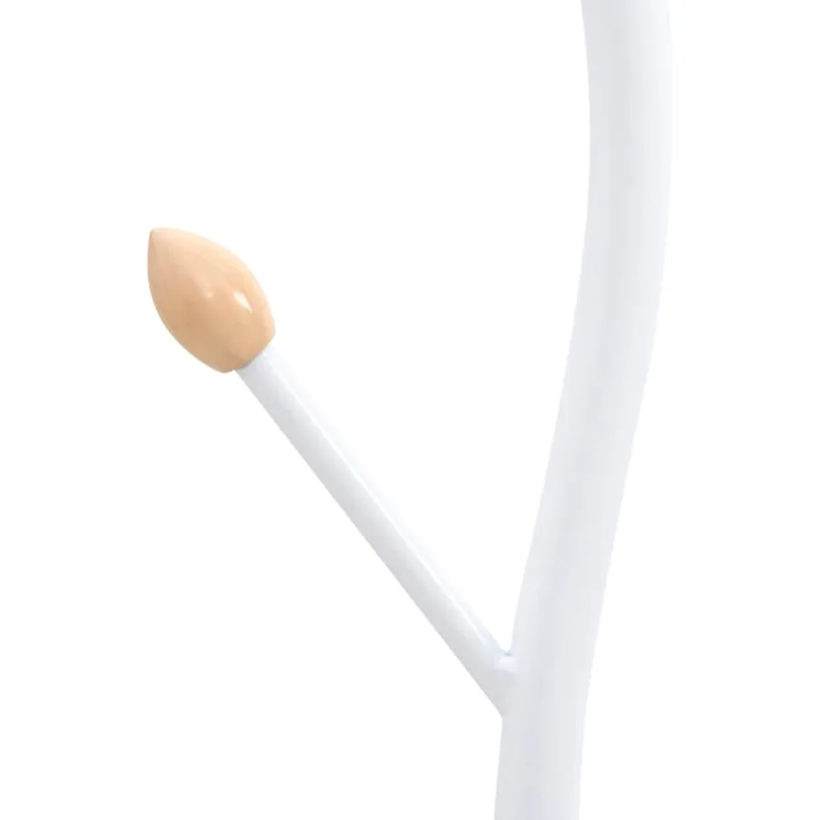 Porte-manteau blanc 177 cm fer enduit de poudre - 7