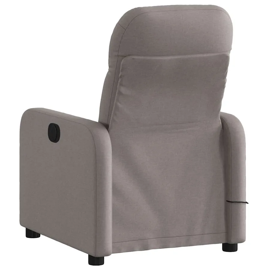 Fauteuil de massage inclinable Taupe Tissu - 4