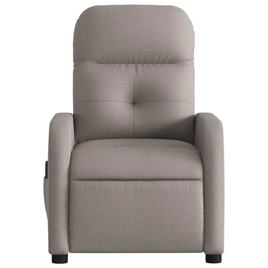 Fauteuil de massage inclinable Taupe Tissu - 7