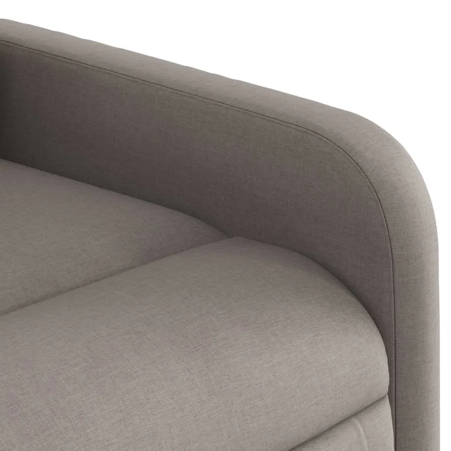 Fauteuil de massage inclinable Taupe Tissu - 9