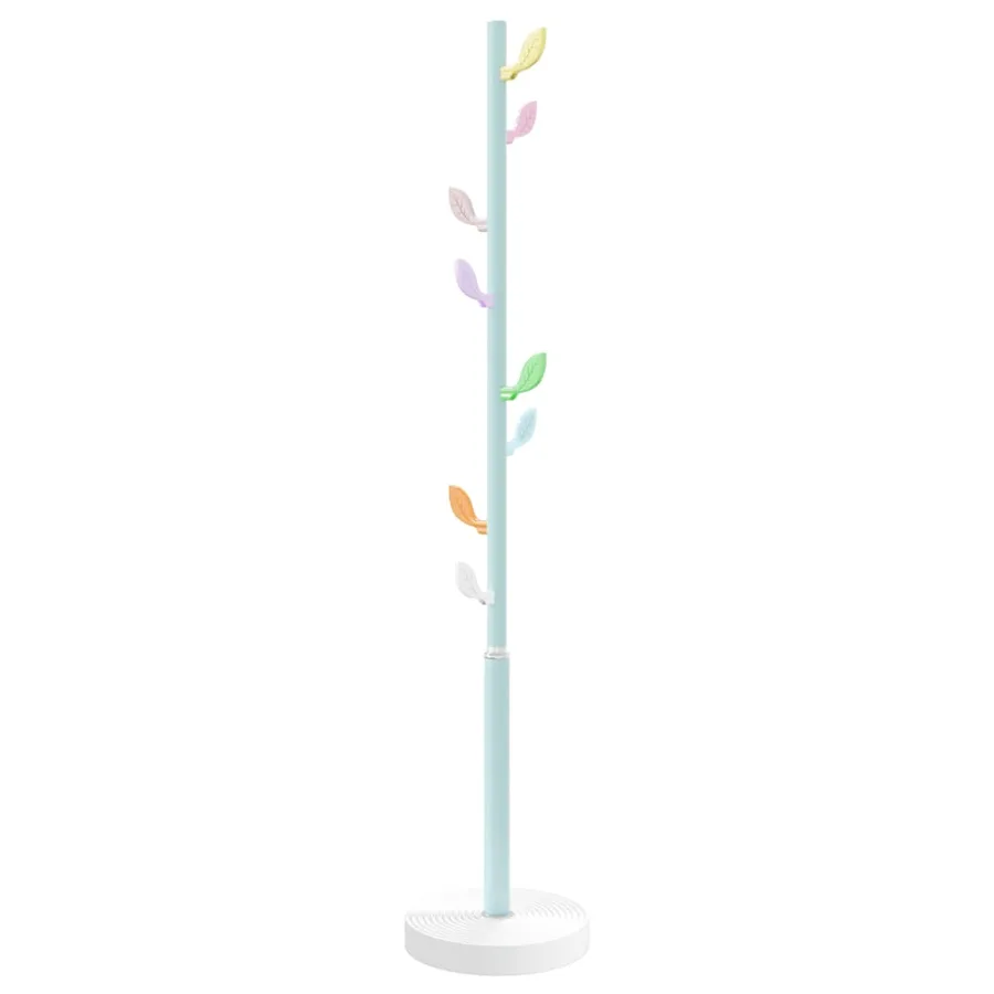 Porte-manteau bleu 172 cm fer enduit de poudre - 5