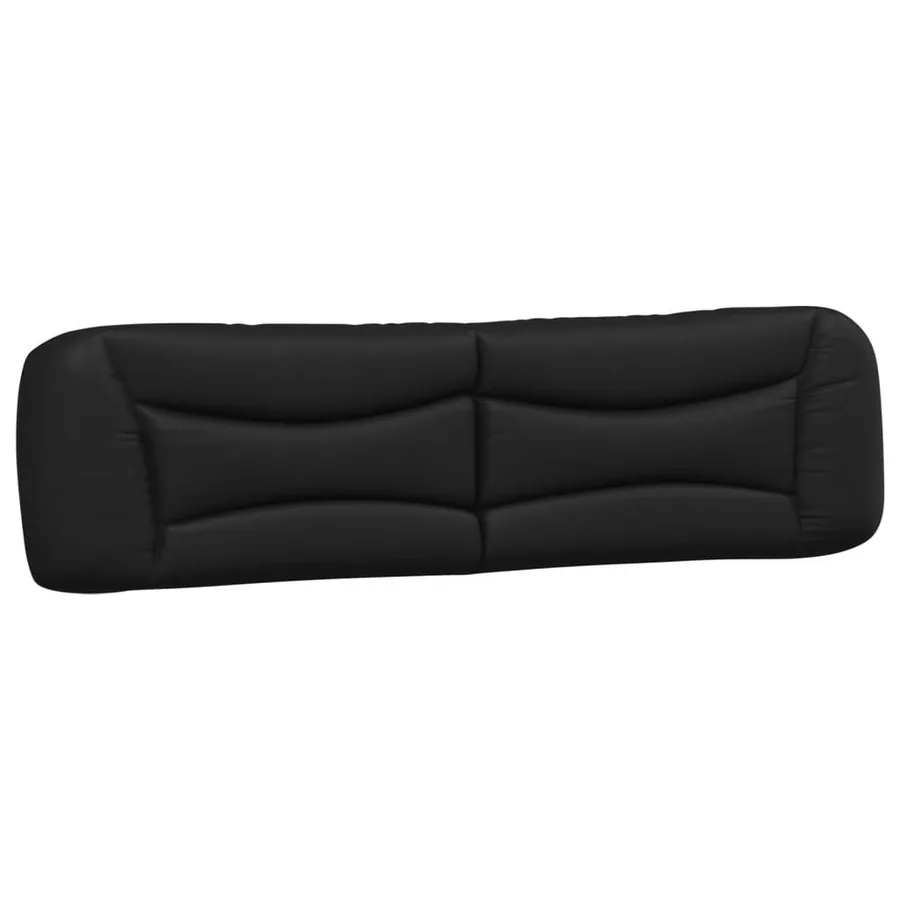 Lit avec matelas Hvar noir 200x200 cm similicuir - 5