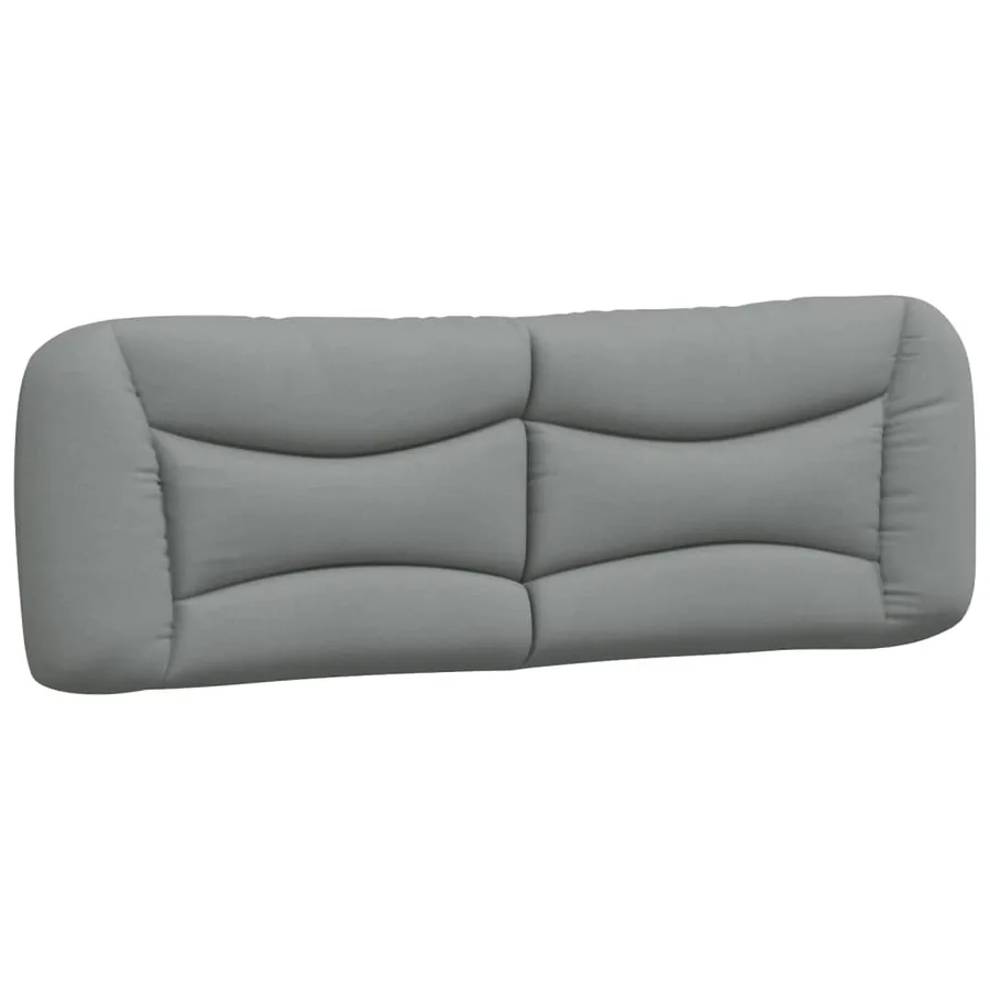 Coussin de tête de lit Hvar gris clair 160 cm tissu - 2