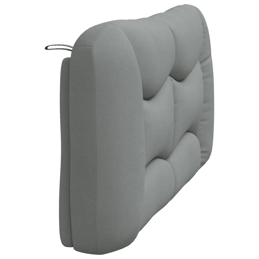 Coussin de tête de lit Hvar gris clair 160 cm tissu - 6