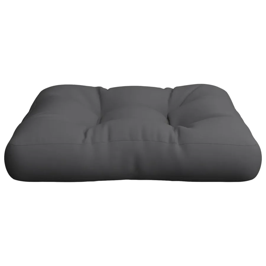 Coussin de palette gris 58x58x10 cm tissu - 4