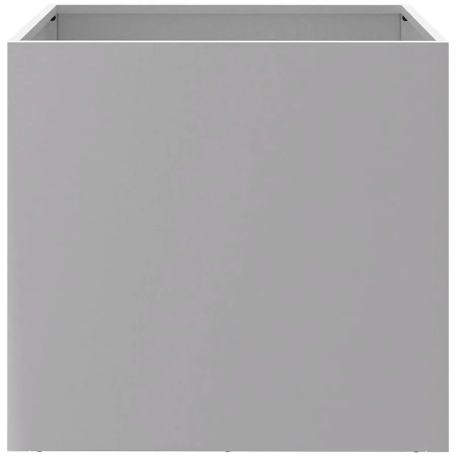 Jardinières 2 pcs argenté 42x40x39 cm acier galvanisé - 5
