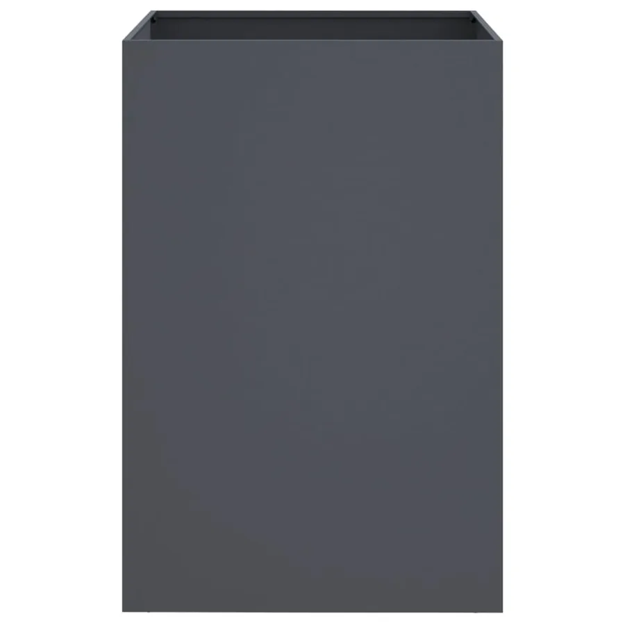 Jardinière anthracite 52x48x75 cm acier - 4