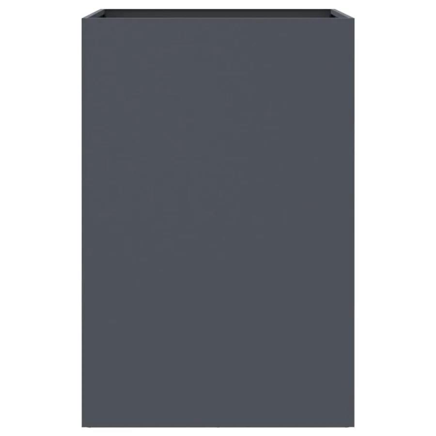 Jardinière anthracite 52x48x75 cm acier - 5